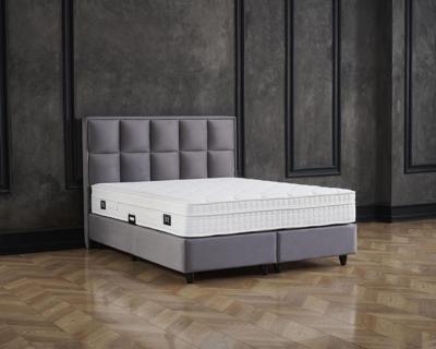 Dreamhouse - Miami Boxspring met opbergruimte - Donkergrijs - 180 x 200 / Met montage