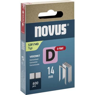 Novus Tools 042-0793 Nieten met plat draad Type 53F 600 stuk(s) Afm. (l x b) 14 mm x 11.3 mm