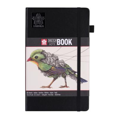 Sakura schetsboek, 140 g/m², ft 13 x 21 cm, wit, 80 vel