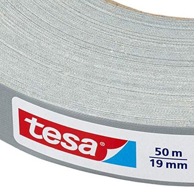 tesa PERFECT 57230-00005-02 Textieltape tesa extra Power Grijs (l x b) 50 m x 19 mm 1 stuk(s) tesa PERFECT 57230-00005-02 Textieltape tesa extra Power Grijs (l x b) 50 m x 19 mm 1 stuk(s)