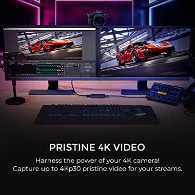 AverMedia Live Streamer Cap 4K BU113 - USB 3.0 HDMI Video Capture Apparaat. Overdracht, opname van DSLR, camcorder en actiecamera's met 1080p60 HDR of 4K 30 FPS.