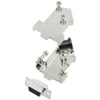 TRU COMPONENTS TCD45NT09MDBSK 7708512 D-sub female connectorset 45 ° Aantal polen: 9 Soldeerkelk 1 stuk(s) - thumbnail
