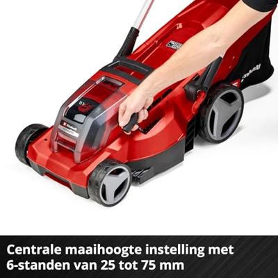 Einhell RASARRO 36/36 (2x3Ah Plus) Power X-Change Accu-grasmaaier Accu Incl. 2 accus, Incl. oplader, Met snelspanners, Instelbare trekstang, In hoogte