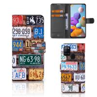 Samsung Galaxy A21s | Telefoonhoesje met foto | Kentekenplaten - thumbnail