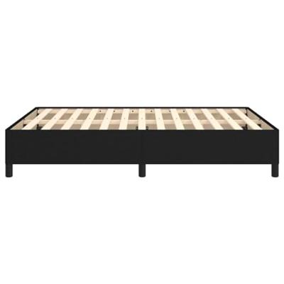 Bedframe zonder matras stof zwart 140x190 cm