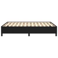 Bedframe zonder matras stof zwart 140x190 cm - thumbnail