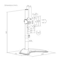 Schermtafel Support Aisens DT32TSR-283 17"-32" 10 kg - thumbnail