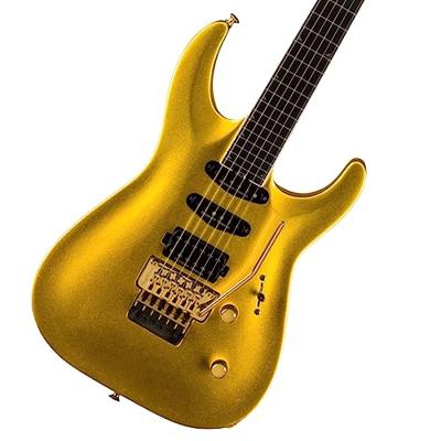 Jackson Pro Plus Series Soloist SLA3 EB Gold Bullion elektrische gitaar met gigbag