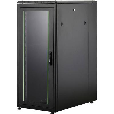 Digitus DN-19 26U-6/10-B-1 19inch-patchkast (b x h x d) 600 x 1342 x 1000 mm 26 HE Zwart, Zwart (RAL 9005)