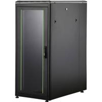 Digitus DN-19 26U-6/10-B-1 19inch-patchkast (b x h x d) 600 x 1342 x 1000 mm 26 HE Zwart, Zwart (RAL 9005) - thumbnail