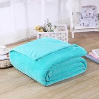 Effen kleur Flanel koraal fleece deken super zachte Plaid coverlet sofa cover winter warme lakens gemakkelijk wassen Faux Fur dekens grootte: 70x100c - thumbnail