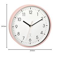 TFA Dostmann 60.3550.16 Wandklok Zendergestuurd 24.5 cm x 4.2 cm Roze - thumbnail