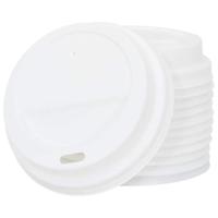 VidaXL Papieren koffiebekerdeksels ø80 mm 8oz 1000 st kunststof wit - thumbnail