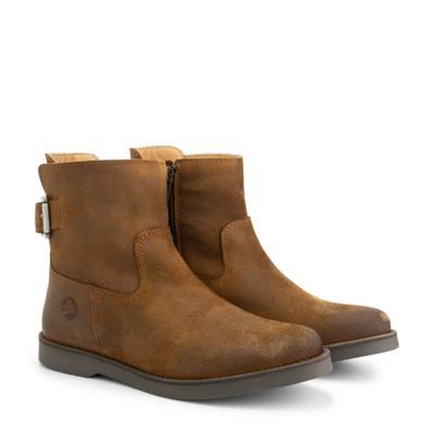 Travelin&apos; Women - Zipper boot - Cognac - Maat 38