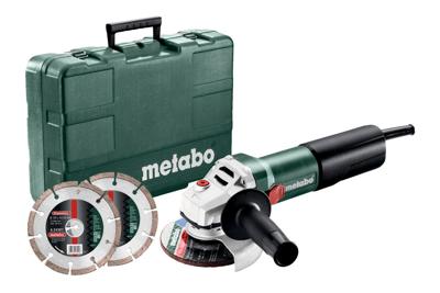 Metabo WQ 1100-125 Set | Haakse slijper | 125 mm | 1100 Watt | 12000 /min | In doos - 610035510