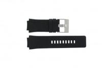 Horlogeband Diesel DZ1109 Leder Zwart 20mm - thumbnail