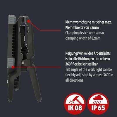 Brennenstuhl Professional LED hybride schijnwerper | CL 5050 MBAH | 6800lm | IP65 - 1173070030