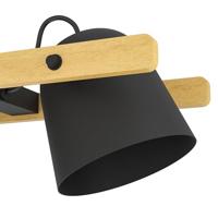 Eglo 4-lichts plafondlampHornwood-Z zwart - 900882 - thumbnail