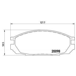 Remblokken set P56020