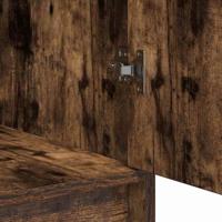 Dressoir met lade Gerookt eiken 40 x 40,5 x 75 cm Bewerkt hout - thumbnail
