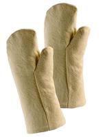 Hittebeschermingshandschoen wanten met isolatie één maat naturel aramideweefsel - thumbnail