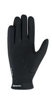Roeckl RoeckGrip kinder handschoenen zwart maat:4 - thumbnail