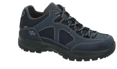 Hanwag Gritstone II Narrow GTX Lage Wandelschoen Dames Navy/Asphalt 6,5