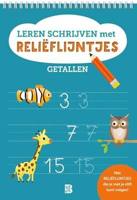 Standaard Uitgeverij Leren schrijven met relieflijntjes getallen
