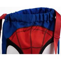 Rugtas met Koordjes Spidey Donkerblauw 27 x 33 cm - thumbnail