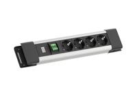 Bachmann BM005906 Stekkerdoos met schakelaar Grijs, Zwart Randaarde stekker 1 stuk(s) - thumbnail