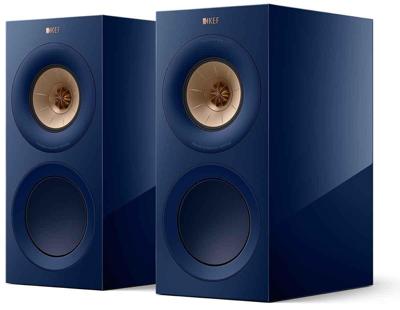 KEF R3 meta boekenplank speaker - blauw hoogglans (per paar)