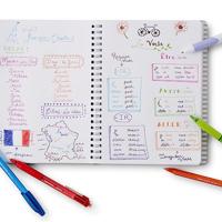 Balpen Paper Mate Inkjoy 4 kleuren Quatro standaard medium | 12 stuks - thumbnail