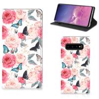 Samsung Galaxy S10 Smart Cover Butterfly Roses - thumbnail