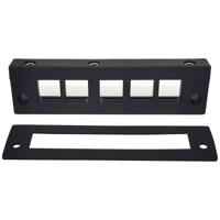 TRU COMPONENTS DVK-W5 Kabelinvoeringsplaat Klem-Ø (max.): 16 mm Polyamide Zwart 1 stuk(s) - thumbnail