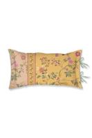 Pip Studio Pip Studio Bodhi Flower Cushion Geel 35x60 cm - thumbnail