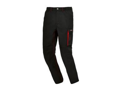 PARKSIDE Gevoerde heren werkbroek (Zwart/rood, 56)
