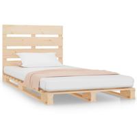 Bedframe zonder matras massief grenenhout 200x200 cm - thumbnail