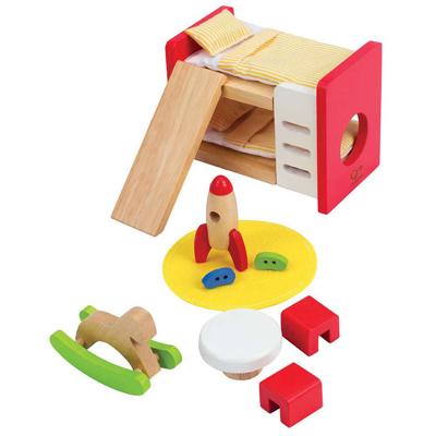 Hape poppenhuis kinderkamer