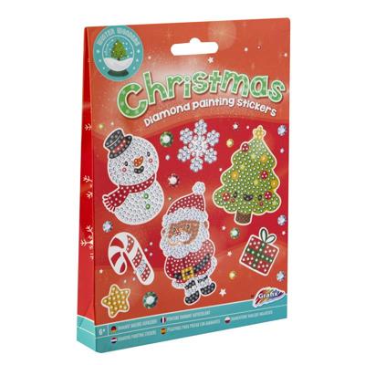 Creative Craft Group Xmas diamond painting stickers, 12st.
