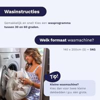 Zelesta Zelesta Comfort Kids Dino 140x200 - Kinderdekbedovertrek - Wasbaar Hoesloos All Year Dekbed - thumbnail