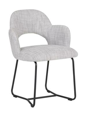 MUST Living Eetkamerstoel 'Vista' Polaris, kleur Lichtgrijs