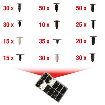KS Tools 420.0900 Bevestigingsset clip voor kabelbundels, 340-delig