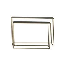 Light & Living Sidetable 'Boca' Set van 2 stuks, kleur Goud - thumbnail