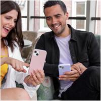 Accezz Liquid Silicone Backcover voor Samsung Galaxy S25 Ultra Telefoonhoesje Roze - thumbnail