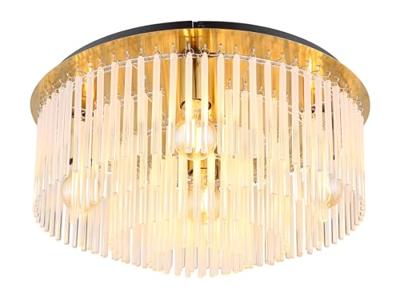 Globo Gouden plafondlampGorley met glas Ø 50cm - 15698D1M