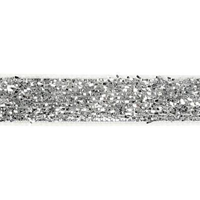 Vivi Gade Lint, b: 10 mm, zilver, 5 m/ 1 rol