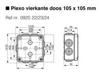 Legrand 092024 Verdeeldoos (l x b) 105 mm x 105 mm 1 stuk(s) - thumbnail