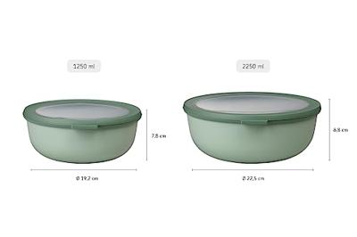 Mepal Cirqula Multikom 1,25 L Nordic Blue - thumbnail