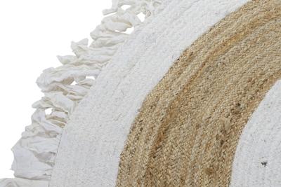 Tapijt DKD Home Decor Beige Bruin Katoen Jute (200 x 200 x 1 cm) Tapijt DKD Home Decor Beige Bruin Katoen Jute (200 x 200 x 1 cm)