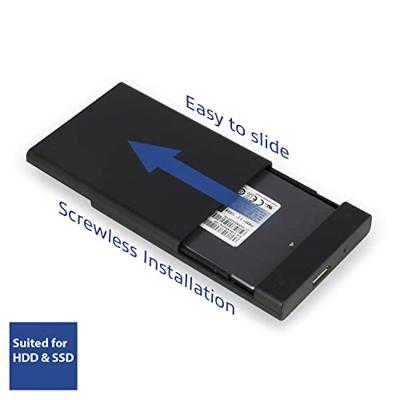 ACT 2,5 inch SATA harde schijf behuizing, schroefloos, USB 3.2 Gen1